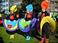 The parade of floats of Carnival 2016 Vigo