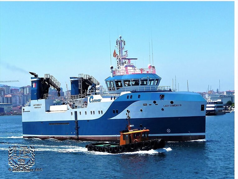 El buque ARMON VIGO V-125 “Lady Comeau III”