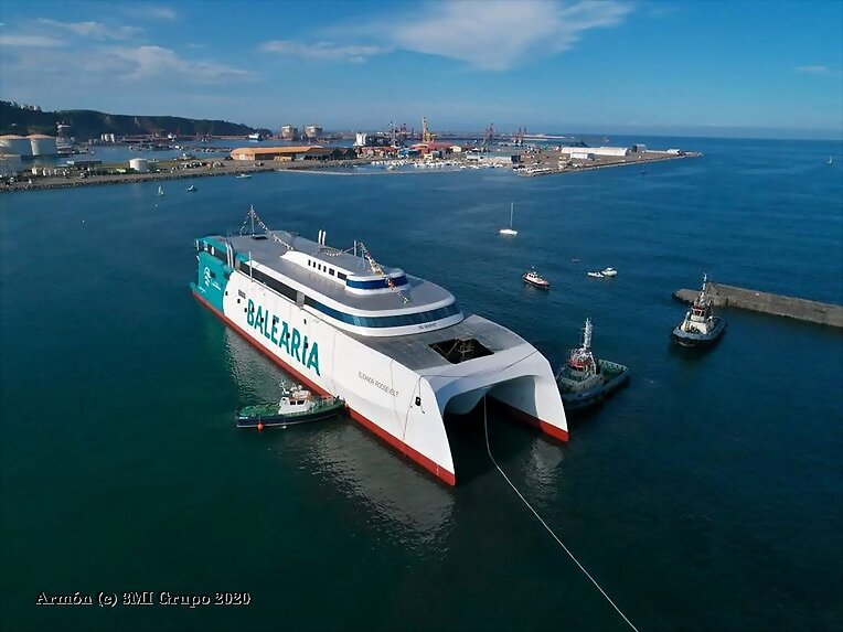 Catamarán Eleanor Roosevelt para  Baleària,