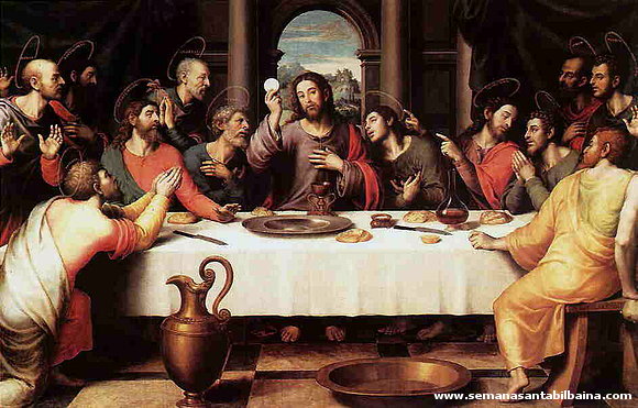 HOY JUEVES SANTO PROCESION DE LA STA. CENA