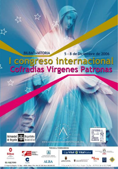 CARTEL  I CONGRESO VIRGENES PATRONAS