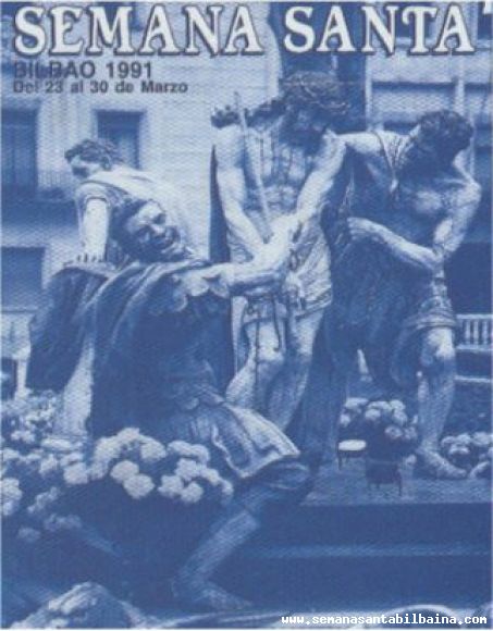 CARTEL SEMANA SANTA BILBAINA 1991