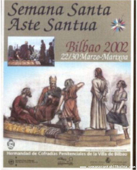 CARTEL SEMANA SANTA BILBAINA 2002