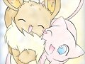 mew and eevee