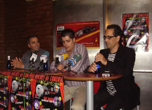 rueda de prensa con Ramón Guamá