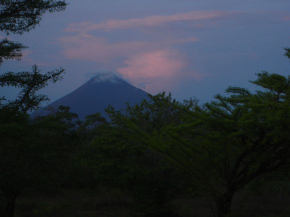 Vista de volcan