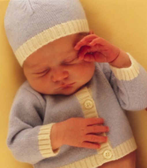 BEBE AZUL DURMIENDO...