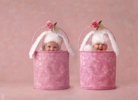 BEBES CONEJITOS EN CUBOS...