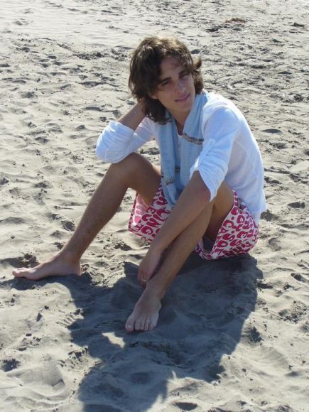 n la playa