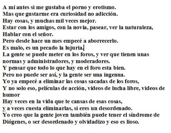Decir adios al porno/erotismo