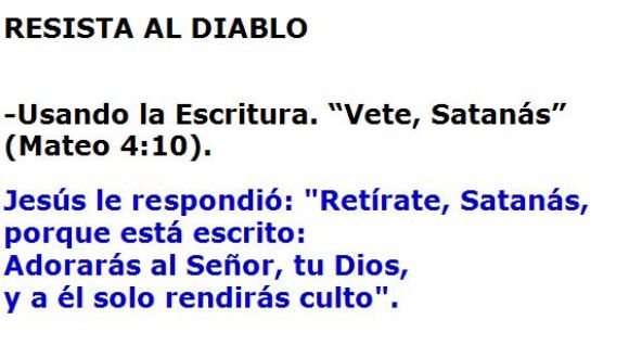 RESISTA AL DIABLO