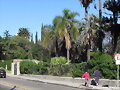 calle Suarez, al fondo la casa presidencial
