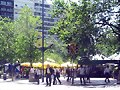 plaza del entrevero toma desde 18 de julio