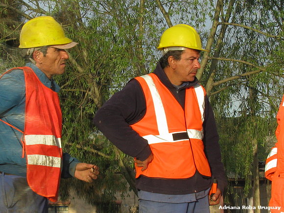 municipales trabajando