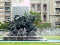 la estatua de la plaza del entrevero de dia