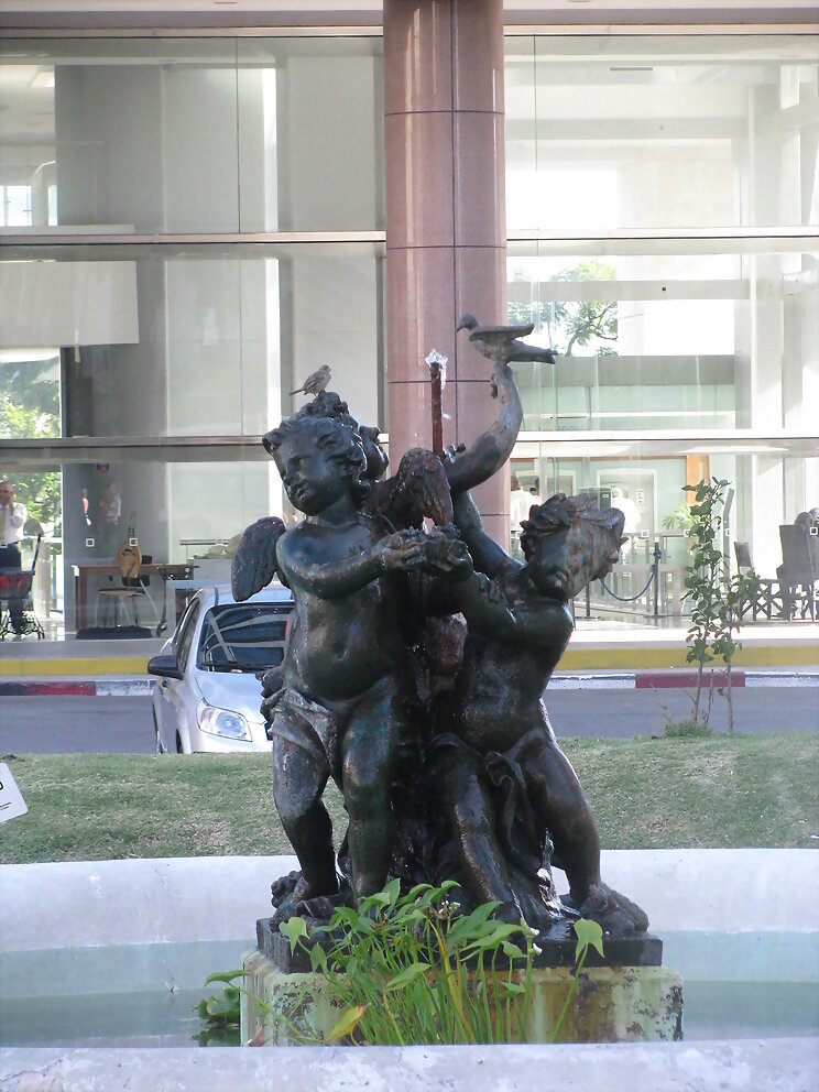 ángeles de la plaza Independencia Montevideo