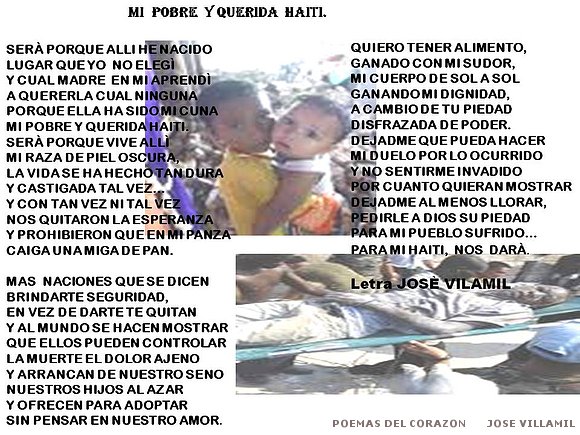 "QUERIDA Y SUFRIDA  HAITI"