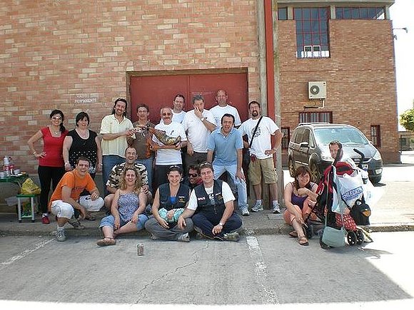 Madrileños en la VI Baja Aragon 2008 en Mallén.