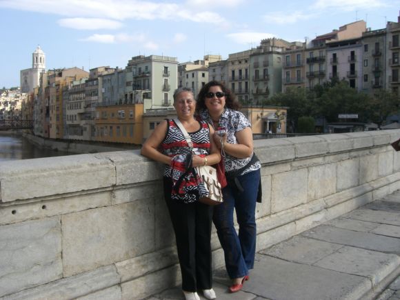 Girona, septiembre 2007 con nuestra Asun querida