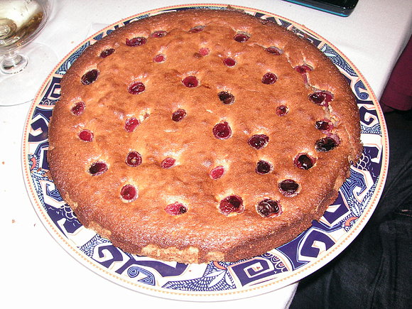 Clafoutis de cereza,