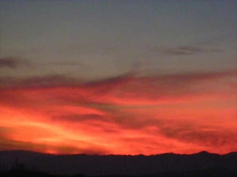 Fuego en el cielo ...