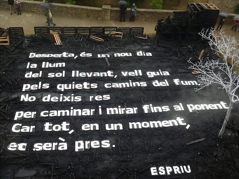 Y con esta bonita frase de Salvador Espriu