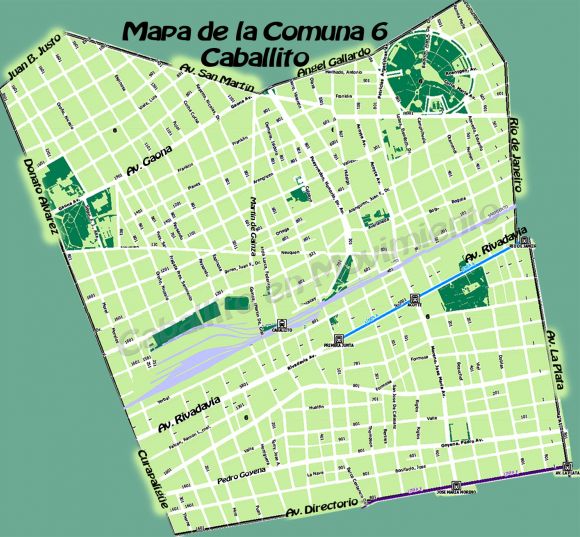 Mapa de Caballito