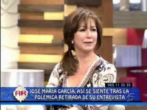ENTREVISTA DE ANA ROSA A JOSEMARIA GARCIA