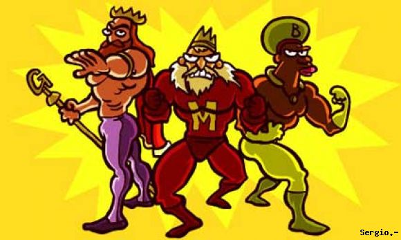 Diferent magic kings