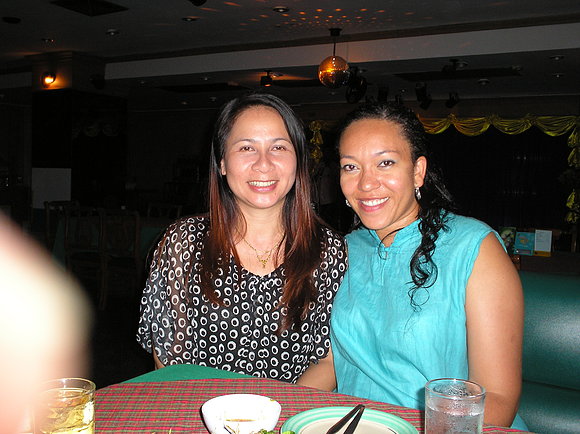 Con mi amiga Dang