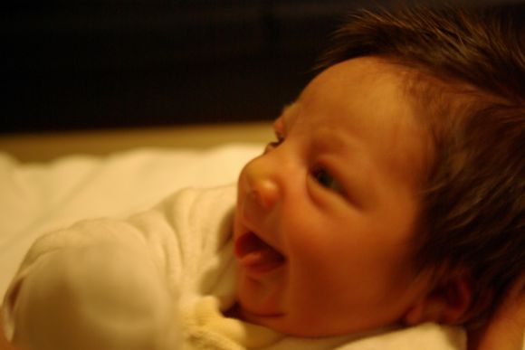 Su primera sonrisa