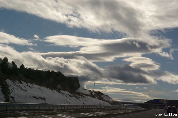 Nubes y nieve