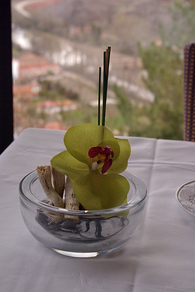 Flores en el Parador de Soria