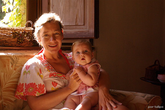 Con la tía polita