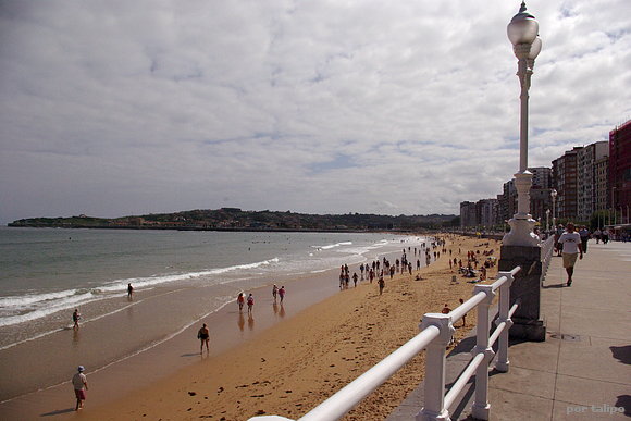La playa de San Lorenzo
