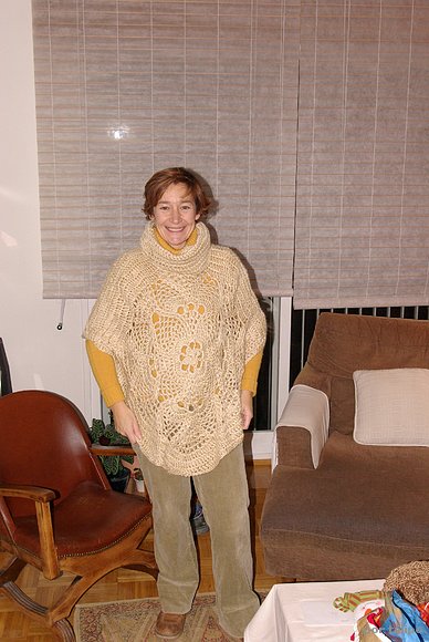 Un poncho, muy original
