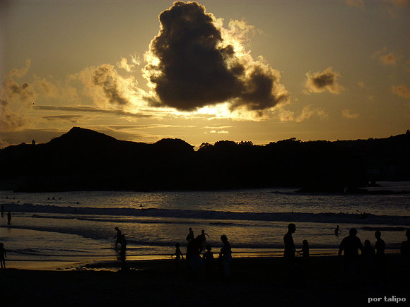 Verdadero atardecer en Ris