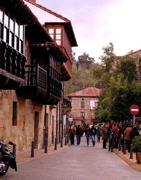 Una calle de Liérganes
