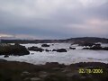 Ris, con el mar cabreado.
