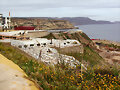 Al fondo tierras marroquies de Bou Mahroud...