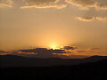 Atardecer en la sierra de Madrid