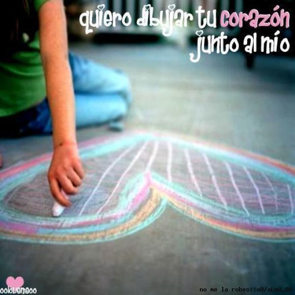 Me gusta e corazon del suelo xD