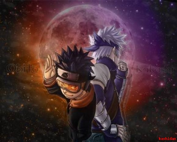 obito y kakashi