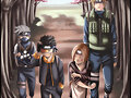 KAKASHI, RIN Y OBITO