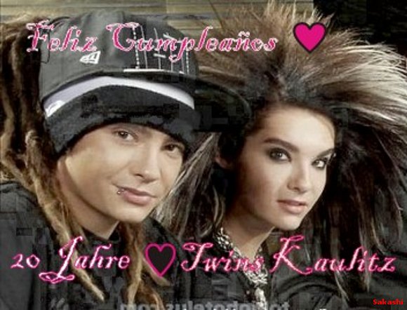 Feliz Cumpleaños Twins Kaulitz