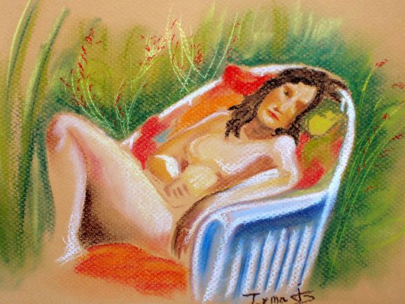 en el jardin