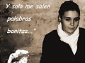 palabras bonitas...