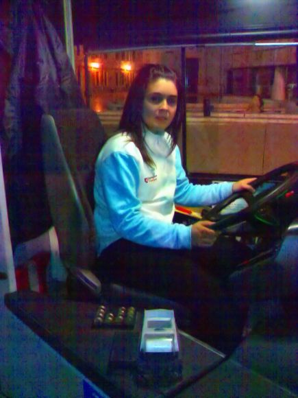 menuda autobusera!!