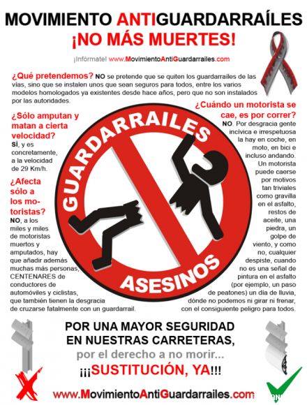 NO A LOS GUARDARRAILES