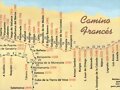MAPA CAMINO SANTIAGO